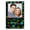 Dzień Mózgu z czarnym tłem + twarze i serca - Pocztówka 15x10cm model 324 - Thumbnail Image 4