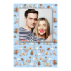 Fotobudka na weselu z błękitnym tłem + obrączki i kwiaty - Pocztówka 15x10cm model 324 - Thumbnail Image 3