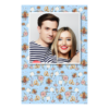 Fotobudka na weselu z błękitnym tłem + obrączki i kwiaty - Pocztówka 15x10cm model 324 - Thumbnail Image 5