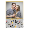 Dzień policjanta z szarym tłem + pojazdy i ludzie - Pocztówka 15x10cm model 325 - Thumbnail Image 1