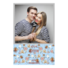 Fotobudka na weselu z błękitnym tłem + obrączki i kwiaty - Pocztówka 15x10cm model 325 - Thumbnail Image 4