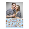 Fotobudka na weselu z błękitnym tłem + obrączki i kwiaty - Pocztówka 15x10cm model 325 - Thumbnail Image 6