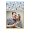 Fotobudka na weselu z błękitnym tłem + obrączki i kwiaty - Pocztówka 15x10cm model 326 - Thumbnail Image 1