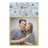 Fotobudka na weselu z błękitnym tłem + obrączki i kwiaty - Pocztówka 15x10cm model 326 - Thumbnail Image 2