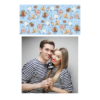 Fotobudka na weselu z błękitnym tłem + obrączki i kwiaty - Pocztówka 15x10cm model 326 - Thumbnail Image 5
