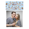 Fotobudka na weselu z błękitnym tłem + obrączki i kwiaty - Pocztówka 15x10cm model 326 - Thumbnail Image 6