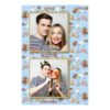 Fotobudka na weselu z błękitnym tłem + obrączki i kwiaty - Pocztówka 15x10cm model 328 - Thumbnail Image 2