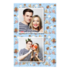 Fotobudka na weselu z błękitnym tłem + obrączki i kwiaty - Pocztówka 15x10cm model 328 - Thumbnail Image 5