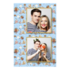 Fotobudka na weselu z błękitnym tłem + obrączki i kwiaty - Pocztówka 15x10cm model 329 - Thumbnail Image 1