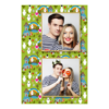 Dzień Włóczykija z zielonym tłem + kwiaty - Pocztówka 15x10cm model 329 - Thumbnail Image 1