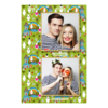 Dzień Włóczykija z zielonym tłem + kwiaty - Pocztówka 15x10cm model 329 - Thumbnail Image 2