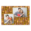 Dzień Papieru z brązowym tłem + dzieci i kolaż - Pocztówka 10x15cm model 401 - Thumbnail Image 1