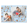 Fotobudka na weselu z błękitnym tłem + obrączki i kwiaty - Pocztówka 10x15cm model 401 - Thumbnail Image 5