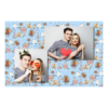 Fotobudka na weselu z błękitnym tłem + obrączki i kwiaty - Pocztówka 10x15cm model 401 - Thumbnail Image 7