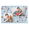 Fotobudka na weselu z błękitnym tłem + obrączki i kwiaty - Pocztówka 10x15cm model 401 - Thumbnail Image 8