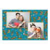 Dzień Tygrysa z niebieskim tłem + zwierzęta i kolaż - Pocztówka 10x15cm model 402 - Thumbnail Image 1