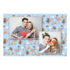 Fotobudka na weselu z błękitnym tłem + obrączki i kwiaty - Pocztówka 10x15cm model 402 - Thumbnail Image 3