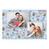 Fotobudka na weselu z błękitnym tłem + obrączki i kwiaty - Pocztówka 10x15cm model 402 - Thumbnail Image 4