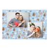 Fotobudka na weselu z błękitnym tłem + obrączki i kwiaty - Pocztówka 10x15cm model 402 - Thumbnail Image 7