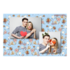 Fotobudka na weselu z błękitnym tłem + obrączki i kwiaty - Pocztówka 10x15cm model 402 - Thumbnail Image 8