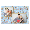 Fotobudka na weselu z błękitnym tłem + obrączki i kwiaty - Pocztówka 10x15cm model 403 - Thumbnail Image 2