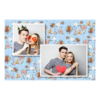 Fotobudka na weselu z błękitnym tłem + obrączki i kwiaty - Pocztówka 10x15cm model 403 - Thumbnail Image 5