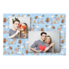 Fotobudka na weselu z błękitnym tłem + obrączki i kwiaty - Pocztówka 10x15cm model 403 - Thumbnail Image 7