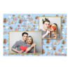 Fotobudka na weselu z błękitnym tłem + obrączki i kwiaty - Pocztówka 10x15cm model 404 - Thumbnail Image 2