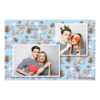 Fotobudka na weselu z błękitnym tłem + obrączki i kwiaty - Pocztówka 10x15cm model 404 - Thumbnail Image 6