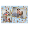 Fotobudka na weselu z błękitnym tłem + obrączki i kwiaty - Pocztówka 10x15cm model 406 - Thumbnail Image 1