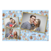 Fotobudka na weselu z błękitnym tłem + obrączki i kwiaty - Pocztówka 10x15cm model 406 - Thumbnail Image 2