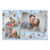 Fotobudka na weselu z błękitnym tłem + obrączki i kwiaty - Pocztówka 10x15cm model 406 - Thumbnail Image 4