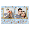 Fotobudka na weselu z błękitnym tłem + obrączki i kwiaty - Pocztówka 10x15cm model 407 - Thumbnail Image 2