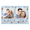 Fotobudka na weselu z błękitnym tłem + obrączki i kwiaty - Pocztówka 10x15cm model 407 - Thumbnail Image 6