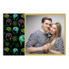 Dzień Mózgu z czarnym tłem + twarze i serca - Pocztówka 10x15cm model 409 - Thumbnail Image 1