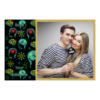 Dzień Mózgu z czarnym tłem + twarze i serca - Pocztówka 10x15cm model 409 - Thumbnail Image 2