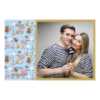 Fotobudka na weselu z błękitnym tłem + obrączki i kwiaty - Pocztówka 10x15cm model 409 - Thumbnail Image 2