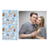 Fotobudka na weselu z błękitnym tłem + obrączki i kwiaty - Pocztówka 10x15cm model 409 - Thumbnail Image 5