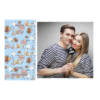 Fotobudka na weselu z błękitnym tłem + obrączki i kwiaty - Pocztówka 10x15cm model 409 - Thumbnail Image 6