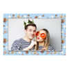 Fotobudka na weselu z błękitnym tłem + obrączki i kwiaty - Pocztówka 10x15cm model 410 - Thumbnail Image 3