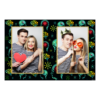 Dzień Mózgu z czarnym tłem + twarze i serca - Pocztówka 10x15cm model 411 - Thumbnail Image 1