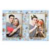 Fotobudka na weselu z błękitnym tłem + obrączki i kwiaty - Pocztówka 10x15cm model 411 - Thumbnail Image 2