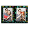 Dzień Mózgu z czarnym tłem + twarze i serca - Pocztówka 10x15cm model 411 - Thumbnail Image 3