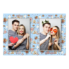 Fotobudka na weselu z błękitnym tłem + obrączki i kwiaty - Pocztówka 10x15cm model 411 - Thumbnail Image 4