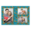 Dzień Tygrysa z niebieskim tłem + zwierzęta i kolaż - Pocztówka 10x15cm model 413 - Thumbnail Image 1