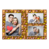 Dzień Papieru z brązowym tłem + dzieci i kolaż - Pocztówka 10x15cm model 413 - Thumbnail Image 3