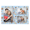 Fotobudka na weselu z błękitnym tłem + obrączki i kwiaty - Pocztówka 10x15cm model 413 - Thumbnail Image 3
