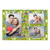 Dzień Włóczykija z zielonym tłem + kwiaty - Pocztówka 10x15cm model 413 - Thumbnail Image 4