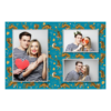Dzień Tygrysa z niebieskim tłem + zwierzęta i kolaż - Pocztówka 10x15cm model 413 - Thumbnail Image 3