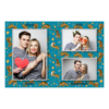 Dzień Tygrysa z niebieskim tłem + zwierzęta i kolaż - Pocztówka 10x15cm model 413 - Thumbnail Image 4